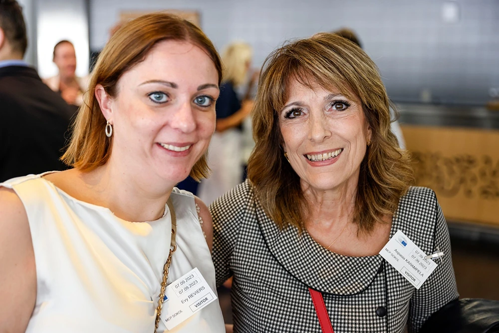 Evie Riviers and Aspa Bru ALS Coalition