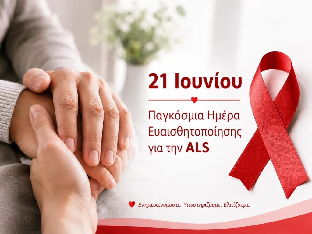 21η Ιουνίου, Παγκόσμια Ημέρα ευαισθητοποίησης για την ALS